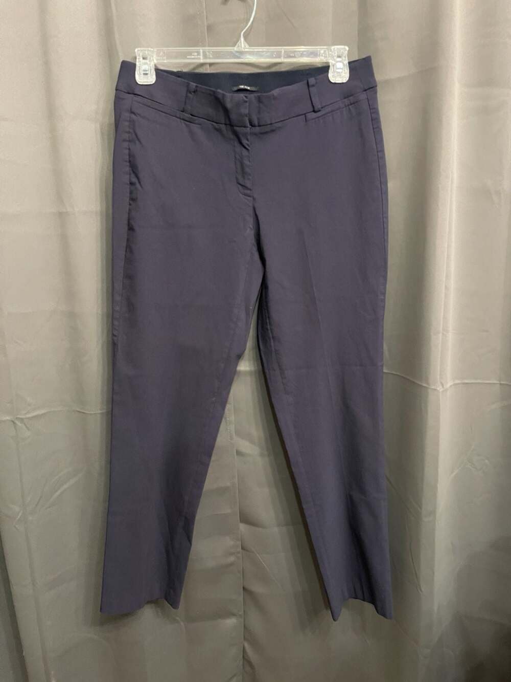 Lane Bryant clip and zip Ankle Dress Pants Size 14R Gray Stretch